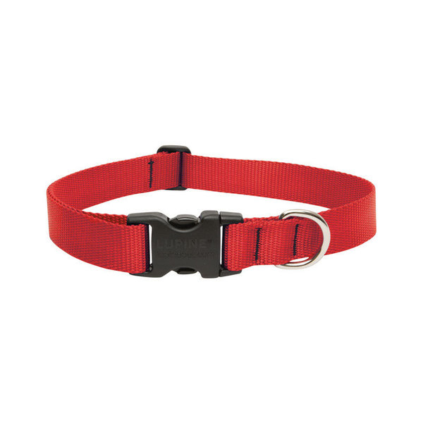 Lupine DOG COLLAR 16-28""ADJ RED 22553